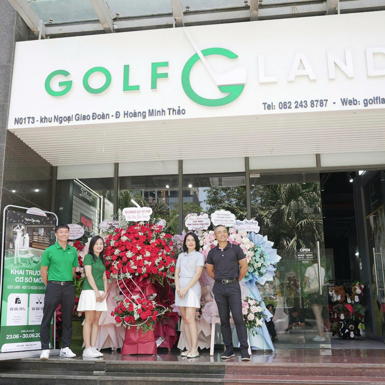 Golfland – Đại lý cấp 2 của TaylorMade Việt Nam chính thức khai trương cơ sở mới tại Ngoại Giao Đoàn
