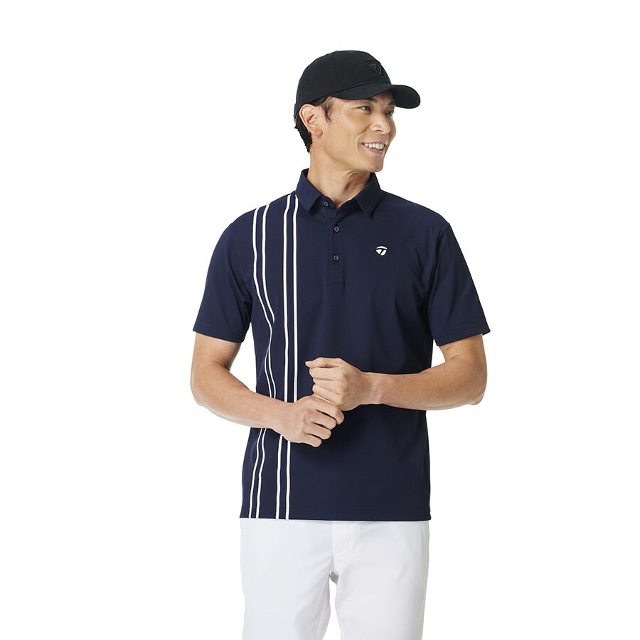 Áo polo ngắn tay Golf Vertical Stripe